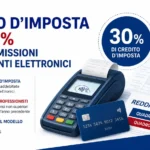 Credito d'imposta del 30% sulle commissioni dei pagamenti elettronici POS per imprese e professionisti.
