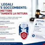 Fatturazione delle spese legali in caso di parte soccombente con regole su IVA, rimborsi e ritenuta d'acconto.